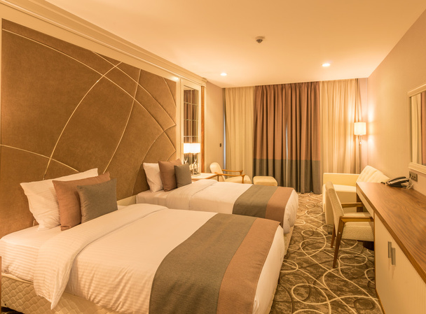 Modern otel Oda büyük Yataklı - Fotoğraf, Görsel