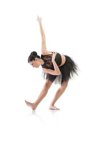 Ballerina posing in studio - Φωτογραφία, εικόνα
