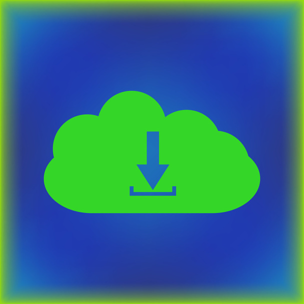 Abstrakteja pilviä sosiaalisille verkostoille sinisellä pohjalla
 - Vektori, kuva