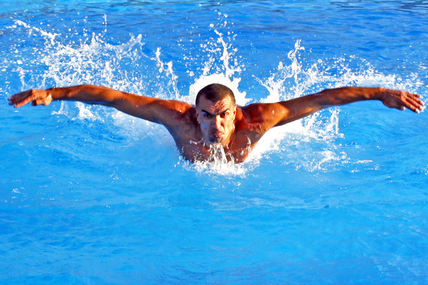 Poder de natação
 - Foto, Imagem