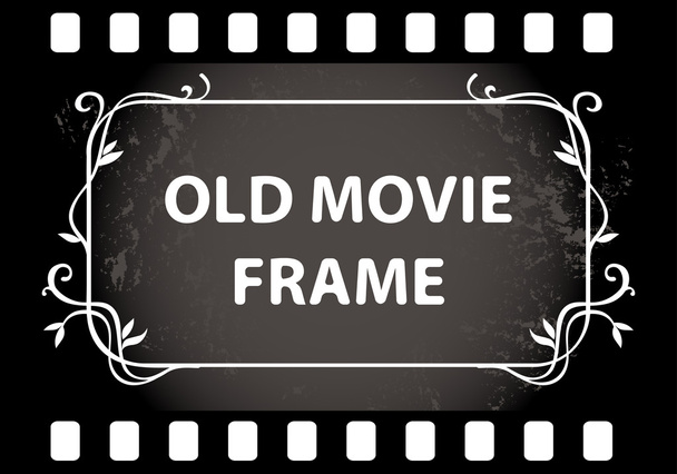 Old movie film - Vector, Image