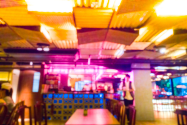 blurred background of cafe interior - Photo, Image