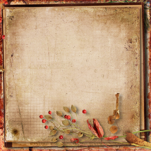 Grunge autumn background  - Photo, Image