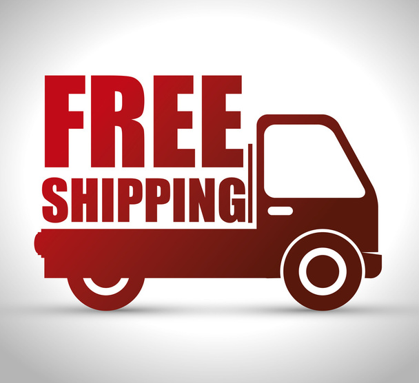 free shipping delivery icon - Vector, Image