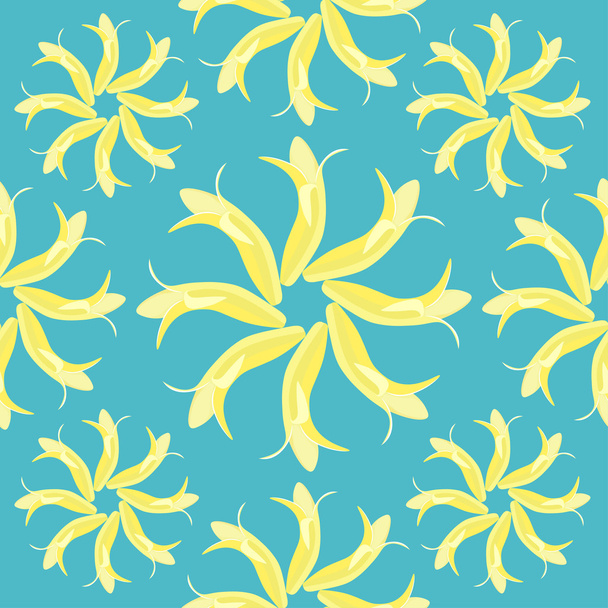 seamless pattern with a banana. vector illustration - Vektör, Görsel