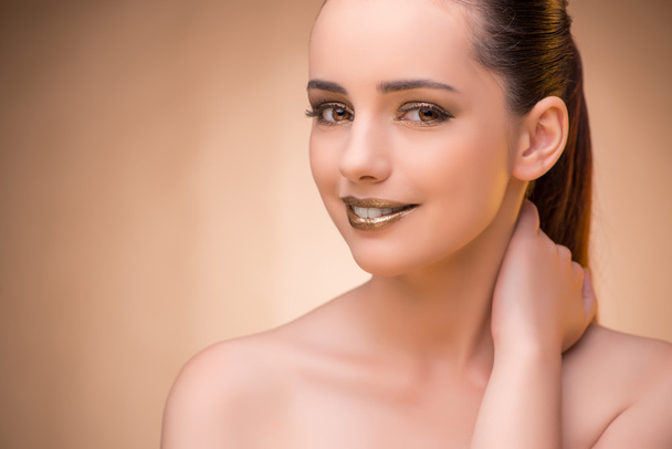 Woman with nice  make-up in beauty concept - Fotó, kép