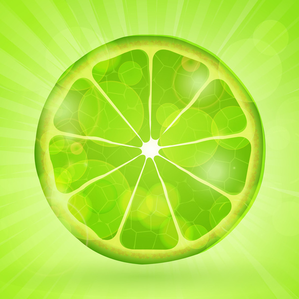 Lime background - Vector, Image