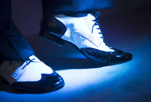 Male dancer dancing shoes - Foto, imagen