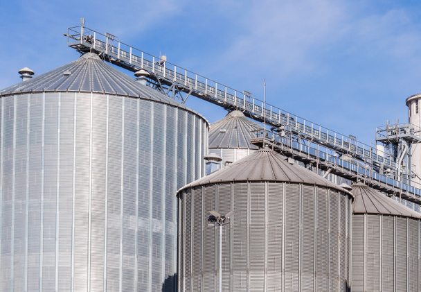 Storage facility cereals, and biogas production - Photo, Image