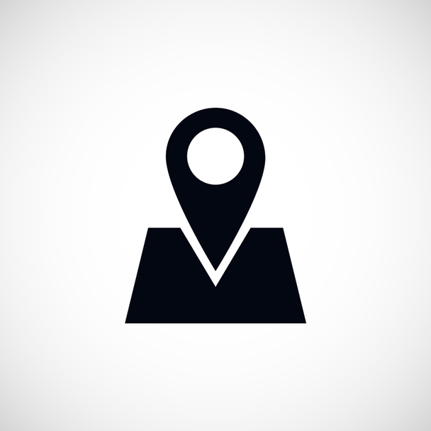 Pin on the map icon - Photo, Image