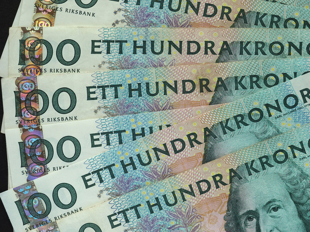 100 švédská koruna (Sek) bankovky, měně Švédsko (Se) - Fotografie, Obrázek