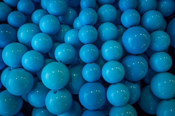 Modré perleťové náhrdelníky - Fotografie, Obrázek