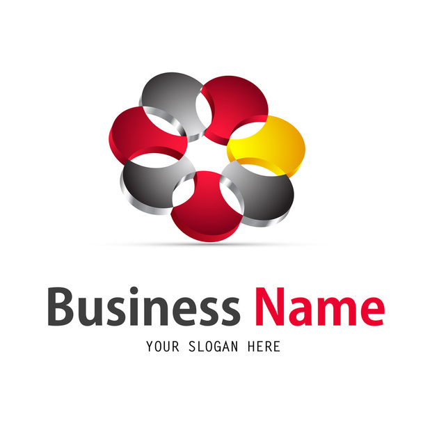 Business floral icon design, logo - Vector, imagen