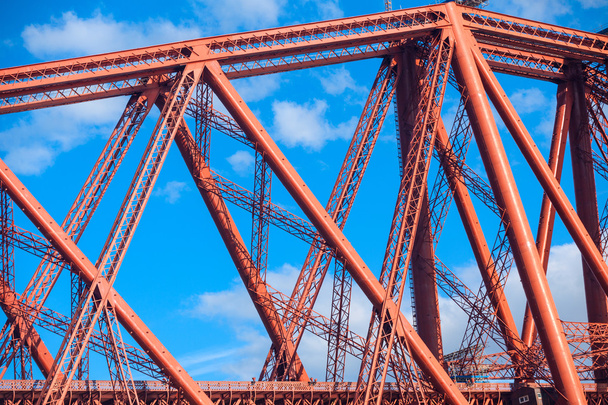 Σιδηροδρομική γέφυρα forth, Εδιμβούργο, Σκωτία - Φωτογραφία, εικόνα