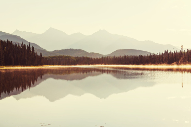 jezero v aljašské tundra - Fotografie, Obrázek