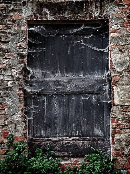 Régi ajtó (félelmetes háttér) - Fotó, kép