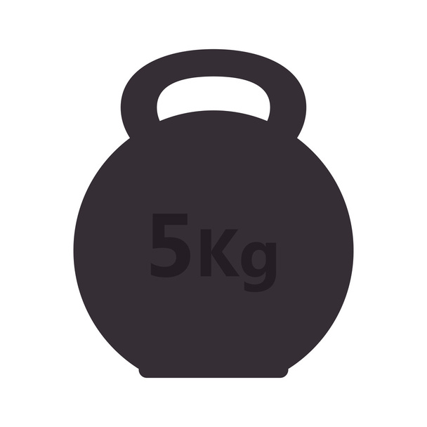 dumbbells weights equipment - Vector, Image