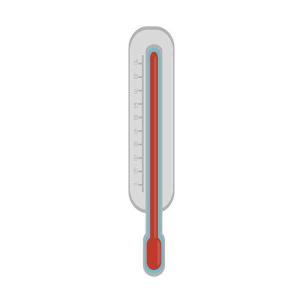 termómetro de medição da temperatura
 - Vetor, Imagem