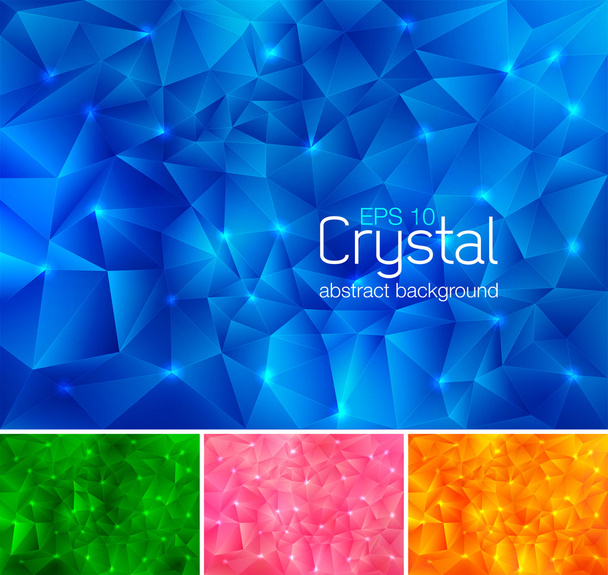 Crystal abstract background - ベクター画像