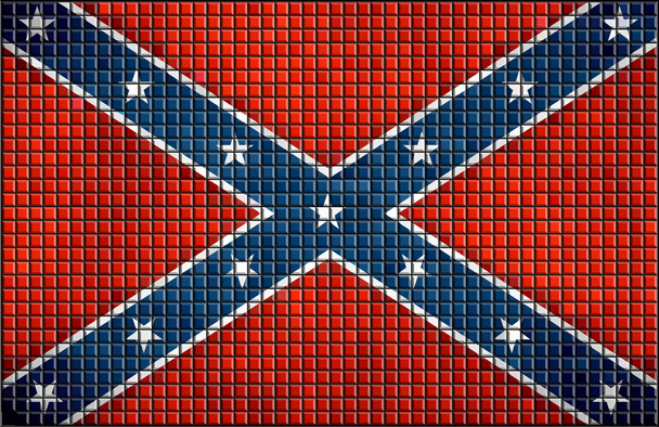 Конфедерації прапор з ефектом - Фото, зображення