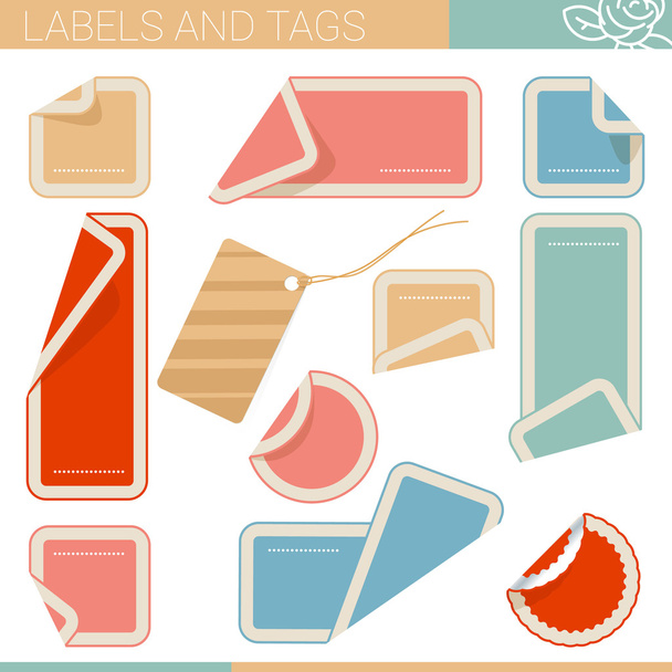 labels and stickers set   - Вектор,изображение