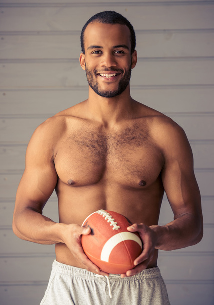 Handsome Afro American sportsman - Photo, Image