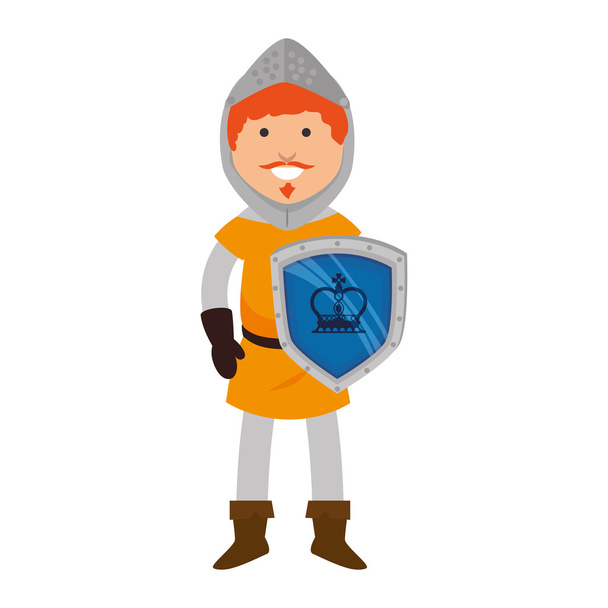 uomo medievale guerriero cartone animato
 - Vettoriali, immagini