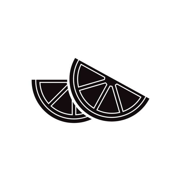 icono de vector negro sobre fondo blanco deliciosa fruta
 - Vector, Imagen