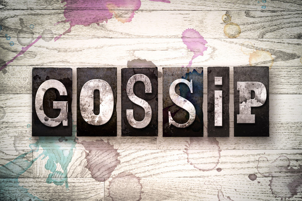Концепція Gossip Тип металевої літери
 - Фото, зображення