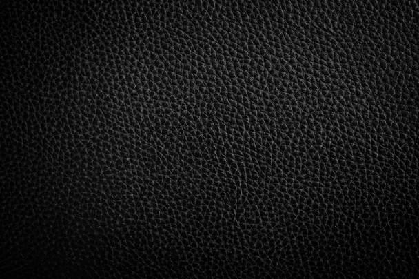 textura de cuero negro fondo - Foto, imagen