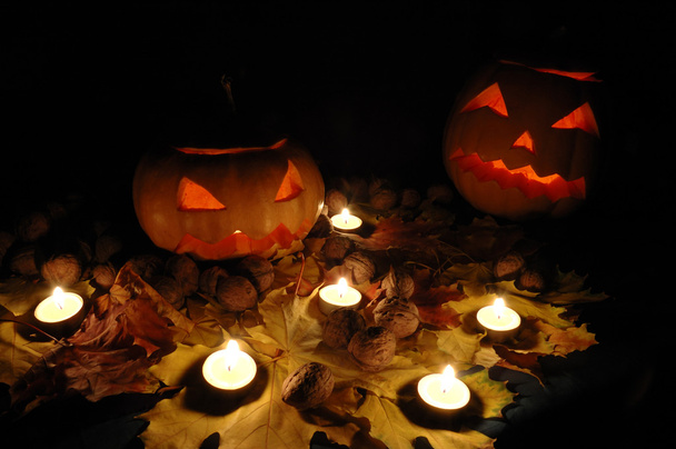 Хэллоуин тыква натюрморт
 - Фото, изображение