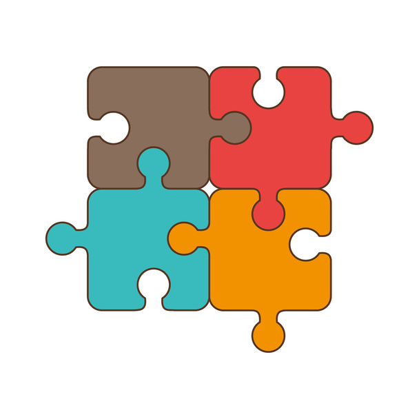 puzzle jigsaw piece - Vector, Image