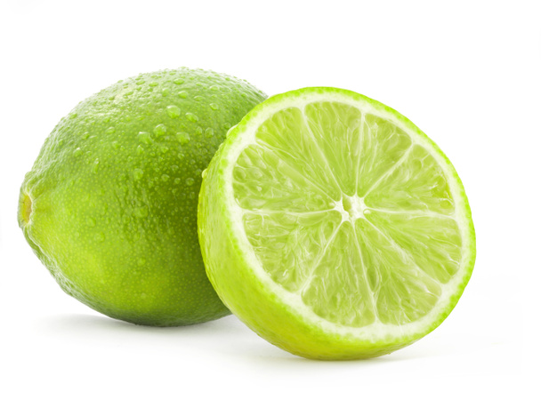 Fresh lime and slice - Photo, Image