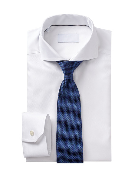 men shirt clothing with tie isolated on white - Photo, image