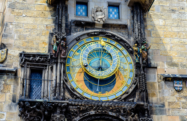 Yksityiskohta tähtitieteellinen kello Praha
 - Valokuva, kuva