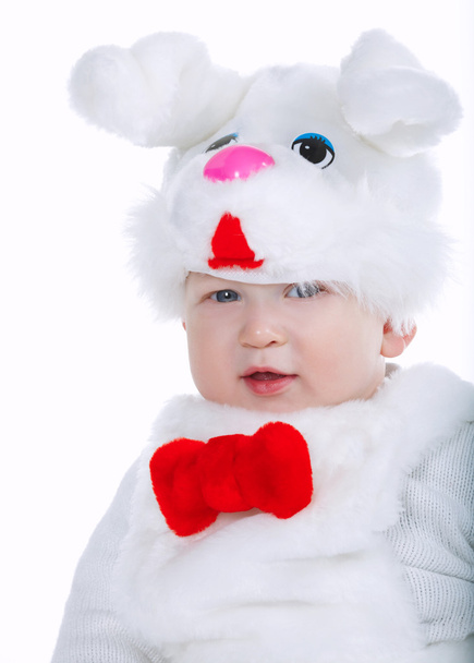 little boy in rabbit costume - Foto, afbeelding