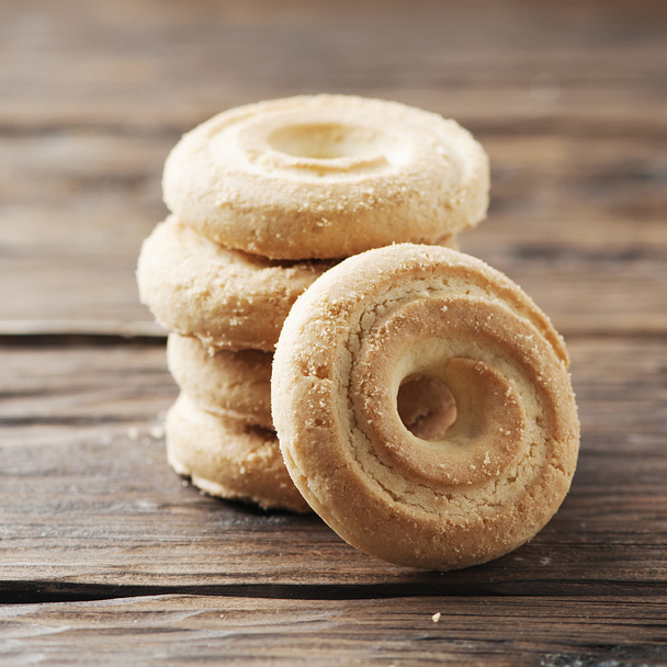 Stacked sweet cookies - Photo, Image