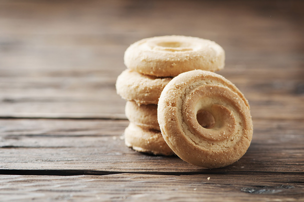 Stacked sweet cookies - Foto, Imagen
