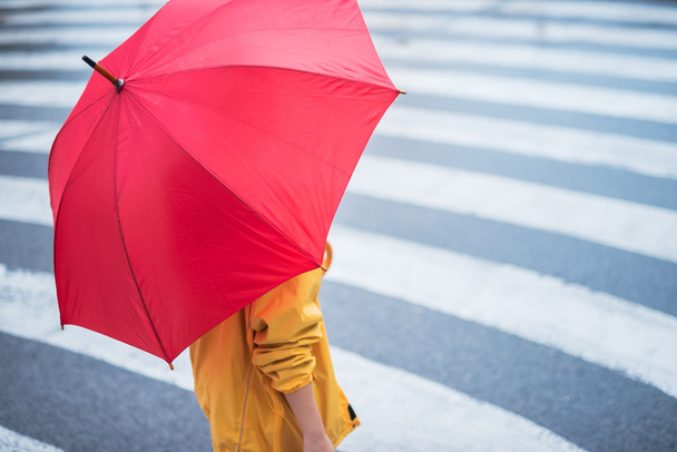 Walking on a rainy day - Foto, Imagem
