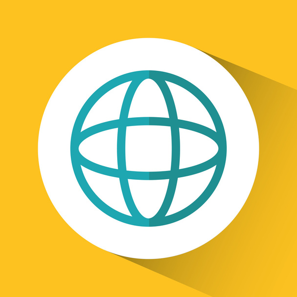 globální komunikační design koule - Vektor, obrázek