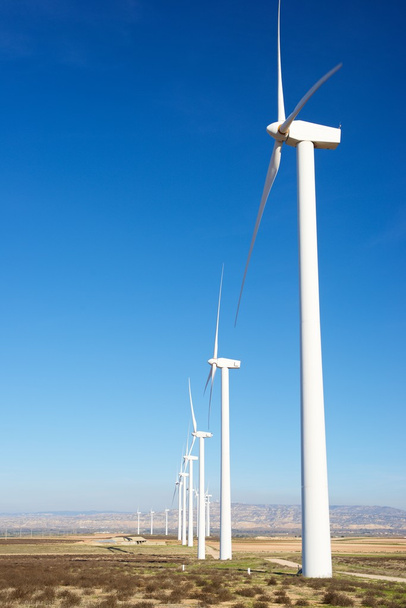 風力エネルギーの概念 - 写真・画像