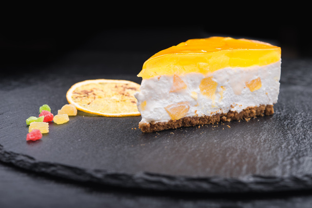 close up of tasty cheesecake - Photo, Image