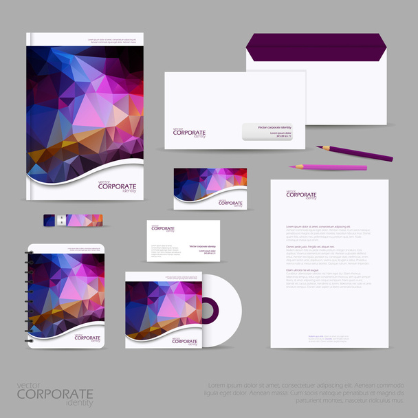Identity company style template  - Vector, afbeelding