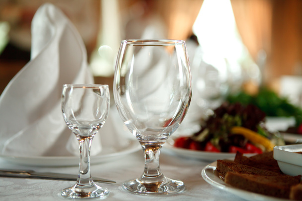 Served table in restaurant - Foto, Imagem
