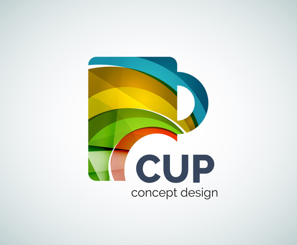 Vorlage Kaffeetasse Logo - Vektor, Bild