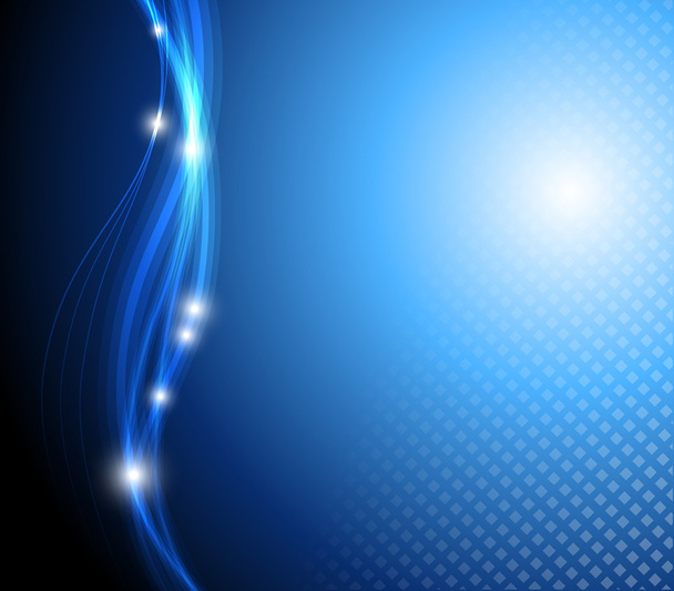 Синий стильный фантастический фон
 - Вектор,изображение