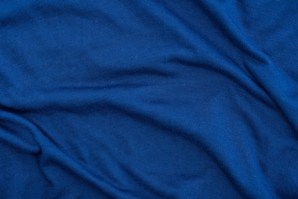 Blue fabric texture - Φωτογραφία, εικόνα