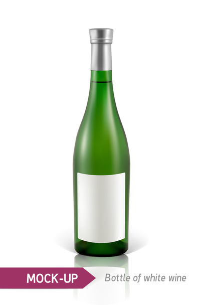 bottiglie di vino bianco
 - Vettoriali, immagini