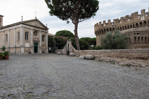 Castle of Giulio II in Ostia Antica Rome - Photo, Image