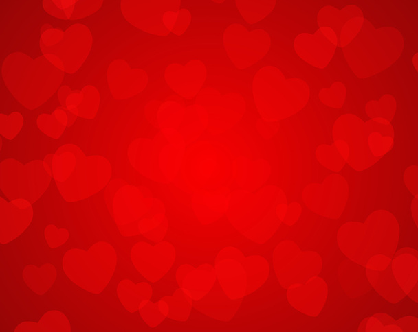 Valentines Hearts Background - Vector, Image